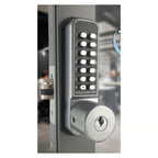 BL2702 ECP Easicode Pro Aluminium Latch Back To Back Digital Lock with Knob Turn, Holdback & Key Override Marine Grade