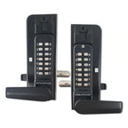 BL3435 KO ECP Easicode Pro Metal Gate Back To Back Digital Lock with Lever Handle & Key Override Marine Grade