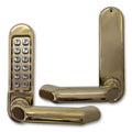 BL5000 Front & Back Plates Digital Lock with Round Lever Handle & Passage Mode