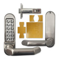BL5001 FT Fire Tested Tubular Latch Digital Lock with Round Lever Handle & Passage Mode