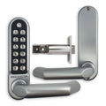 L5001 ECP Easicode Pro Tubular Latch Digital Lock with Round Lever Handle & Passage Mode