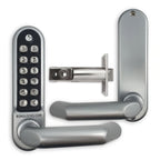 L5001 ECP Easicode Pro Tubular Latch Digital Lock with Round Lever Handle & Passage Mode