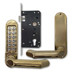 BL5003 Mortice Sashlock Digital Lock with Round Lever Handle & Passage Mode