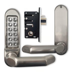 BL5003 FT Fire Tested Mortice Sashlock Digital Lock with Round Lever Handle & Passage Mode