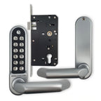 BL5003 ECP Easicode Pro Mortice Sashlock Digital Lock with Round Lever Handle & Passage Mode