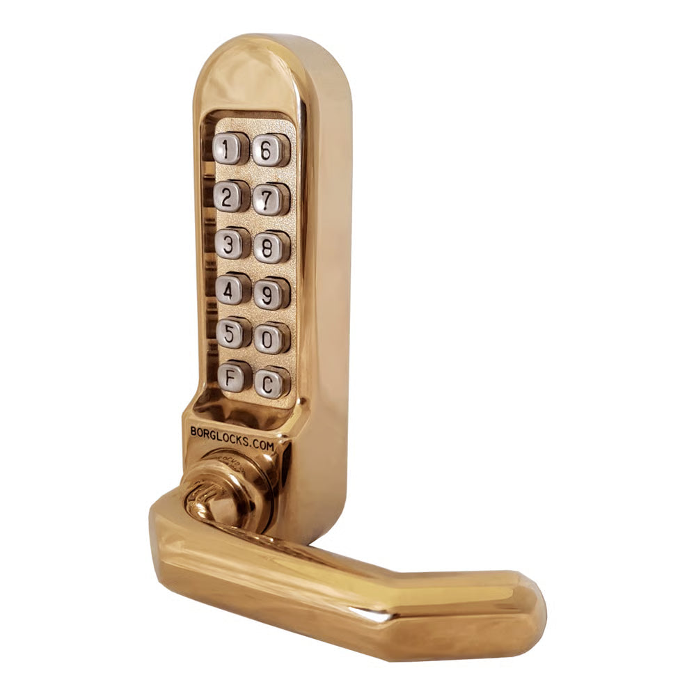 BL5009 Mortice Nightlatch Digital Lock with Round Lever Handle & Passage Mode