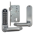 BL5009 ECP Easicode Pro Mortice Nightlatch Digital Lock with Round Lever Handle & Passage Mode