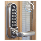 BL5009 ECP Easicode Pro Mortice Nightlatch Digital Lock with Round Lever Handle & Passage Mode