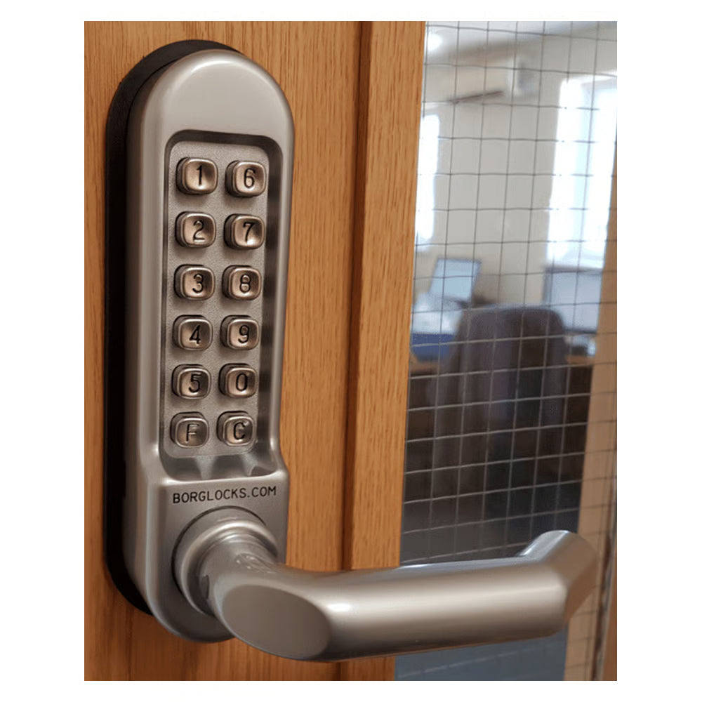 BL5051 Tubular Latch Back To Back Digital Lock with Round Lever Handle & Passage Mode