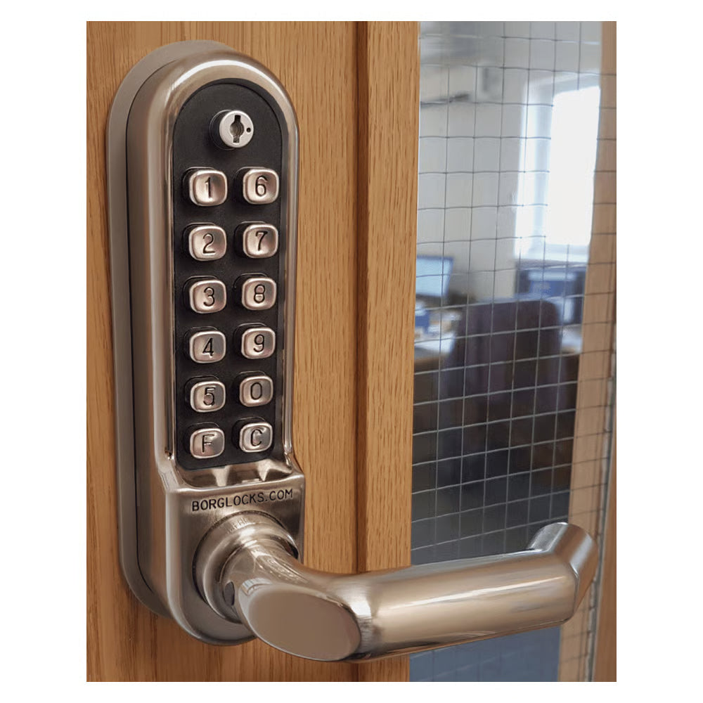 BL5051 ECP Easicode Pro Tubular Latch Back To Back Digital Lock with Round Lever Handle & Passage Mode