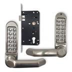 BL5053 Mortice Sashlock Back To Back Digital Lock with Round Lever Handle & Passage Mode