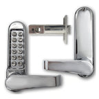 BL5401 Tubular Latch Digital Lock with Flat Lever Handle & Passage Mode
