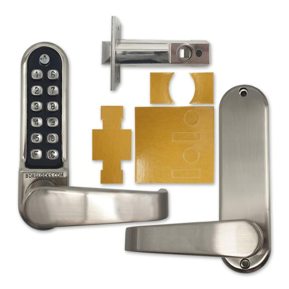 BL5401 ECP FT Easicode Pro Fire Tested Tubular Latch Digital Lock with Flat Lever Handle & Passage Mode