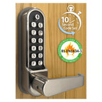 BL5401 ECP FT Easicode Pro Fire Tested Tubular Latch Digital Lock with Flat Lever Handle & Passage Mode