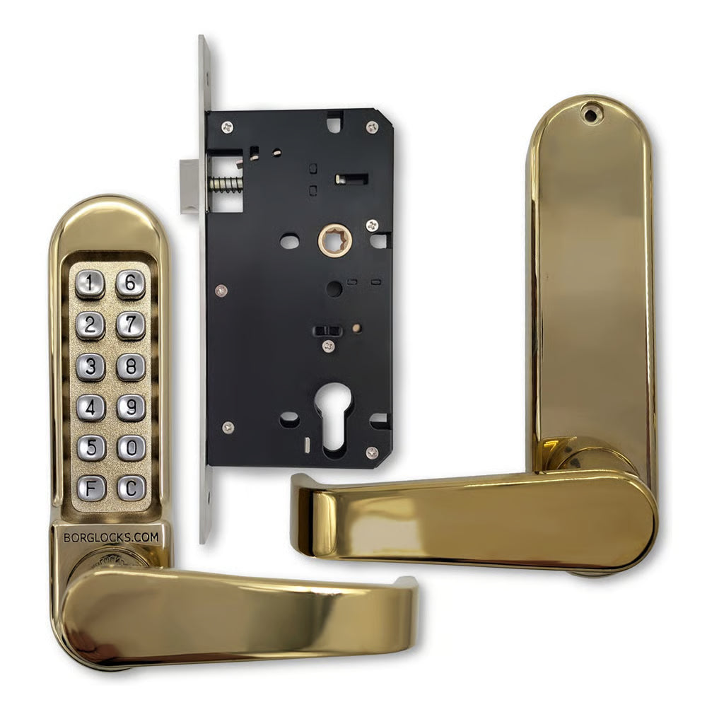 BL5403 Mortice Sashlock Digital Lock with Flat Lever Handle & Passage Mode