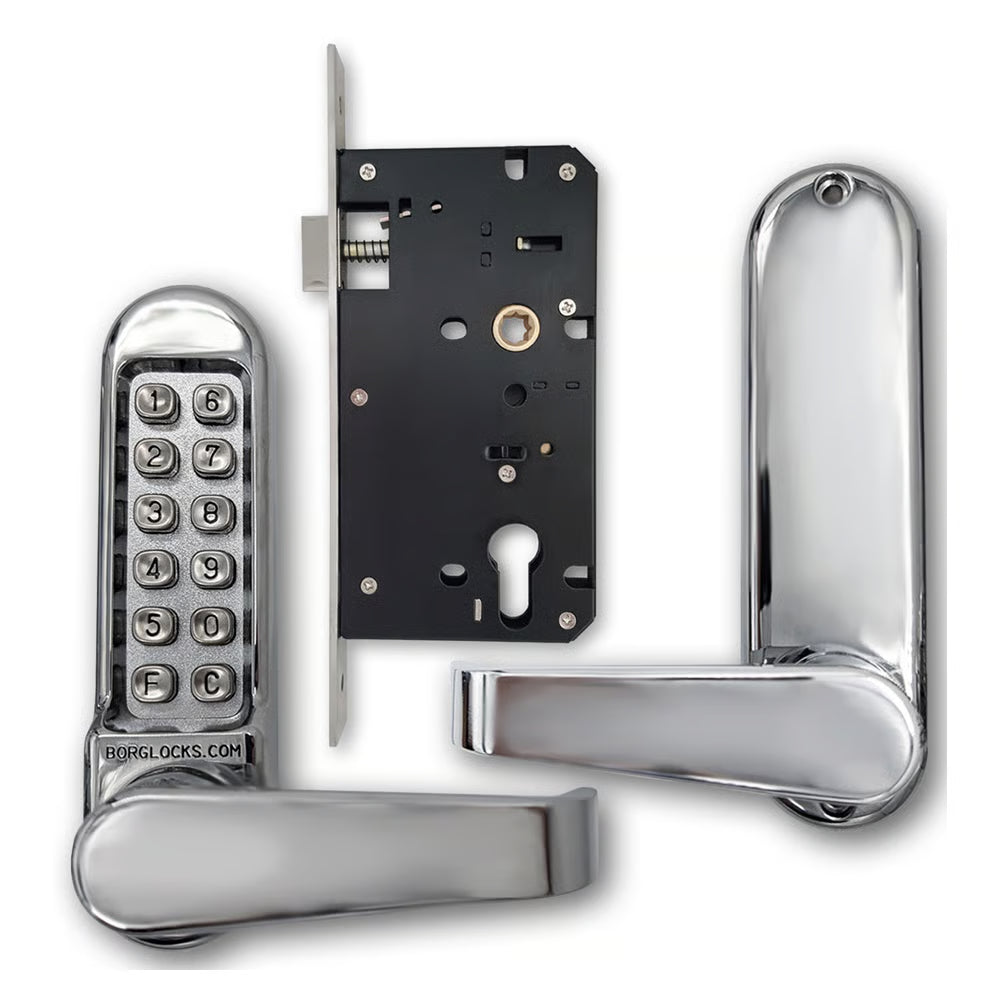 BL5403 Mortice Sashlock Digital Lock with Flat Lever Handle & Passage Mode