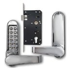 BL5403 Mortice Sashlock Digital Lock with Flat Lever Handle & Passage Mode