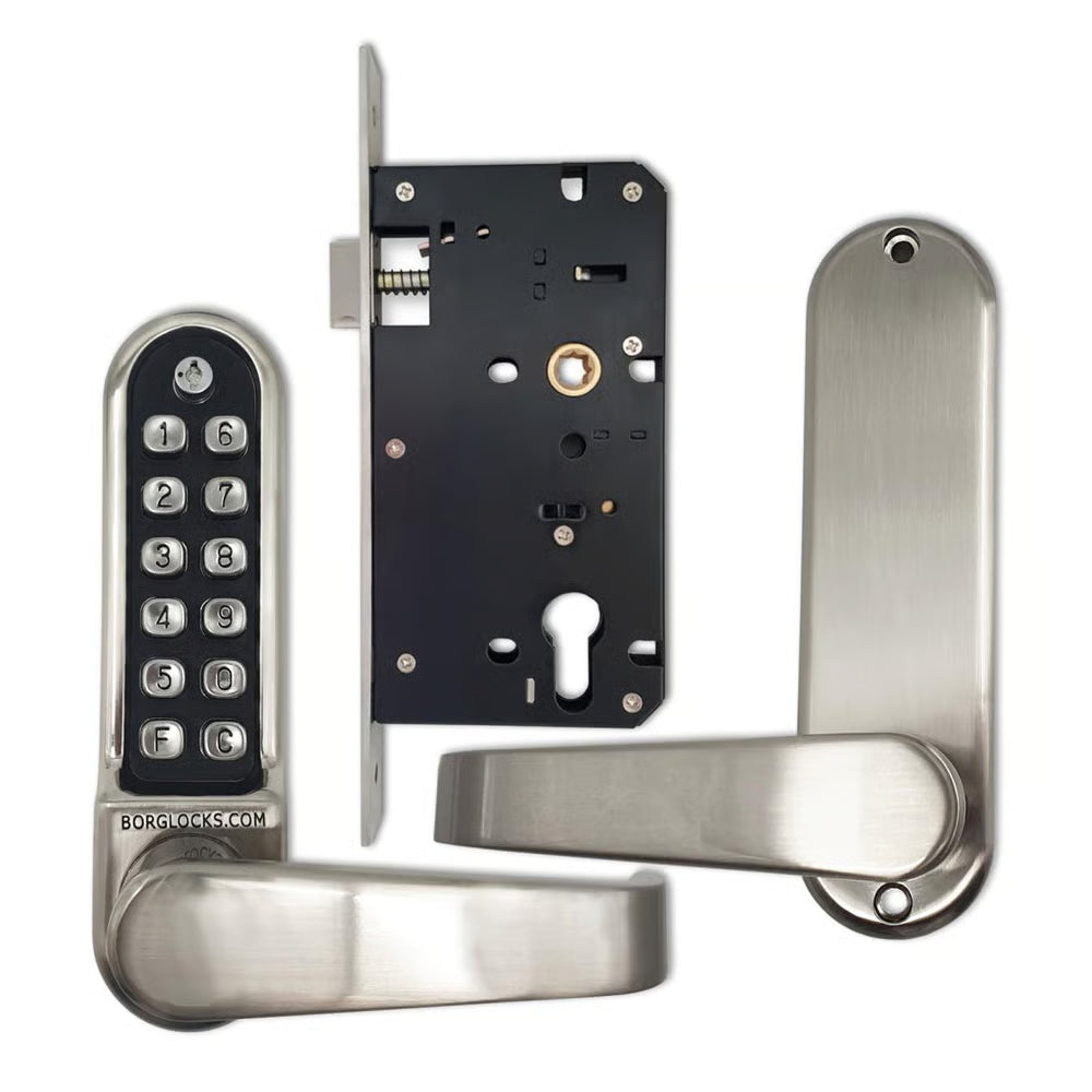 BL5403 ECP Easicode Pro Mortice Sashlock Digital Lock with Flat Lever Handle & Passage Mode