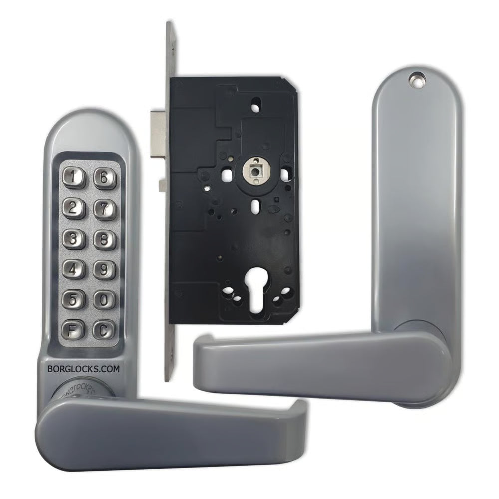 BL5404 Escape Lockcase Digital Lock with Flat Lever Handle & Passage Mode
