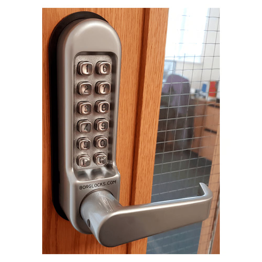 BL5409 Mortice Nightlatch Digital Lock with Flat Lever Handle & Passage Mode
