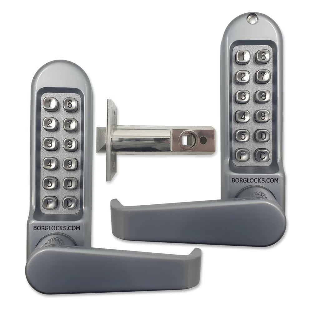 BL5451 Tubular Latch Back To Back Digital Lock with Flat Lever Handle & Passage Mode