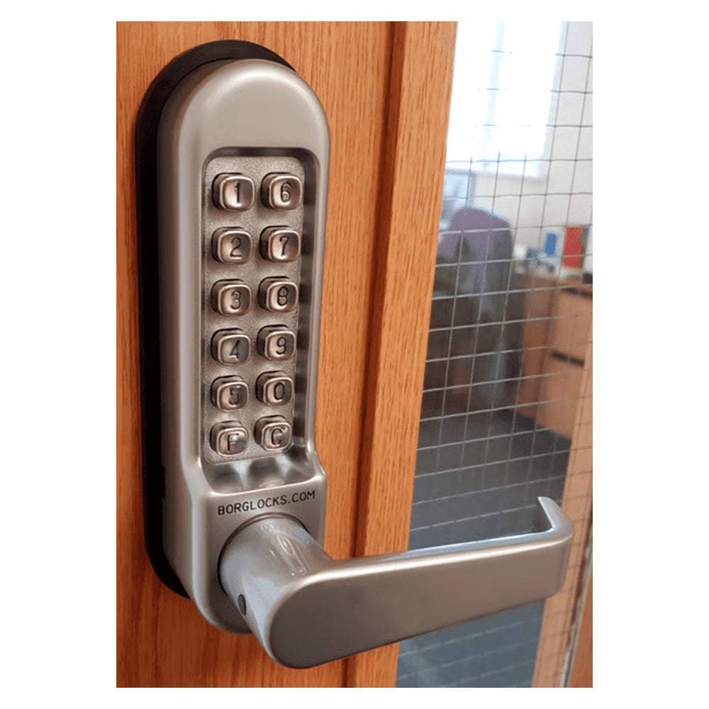 BL5451 Tubular Latch Back To Back Digital Lock with Flat Lever Handle & Passage Mode