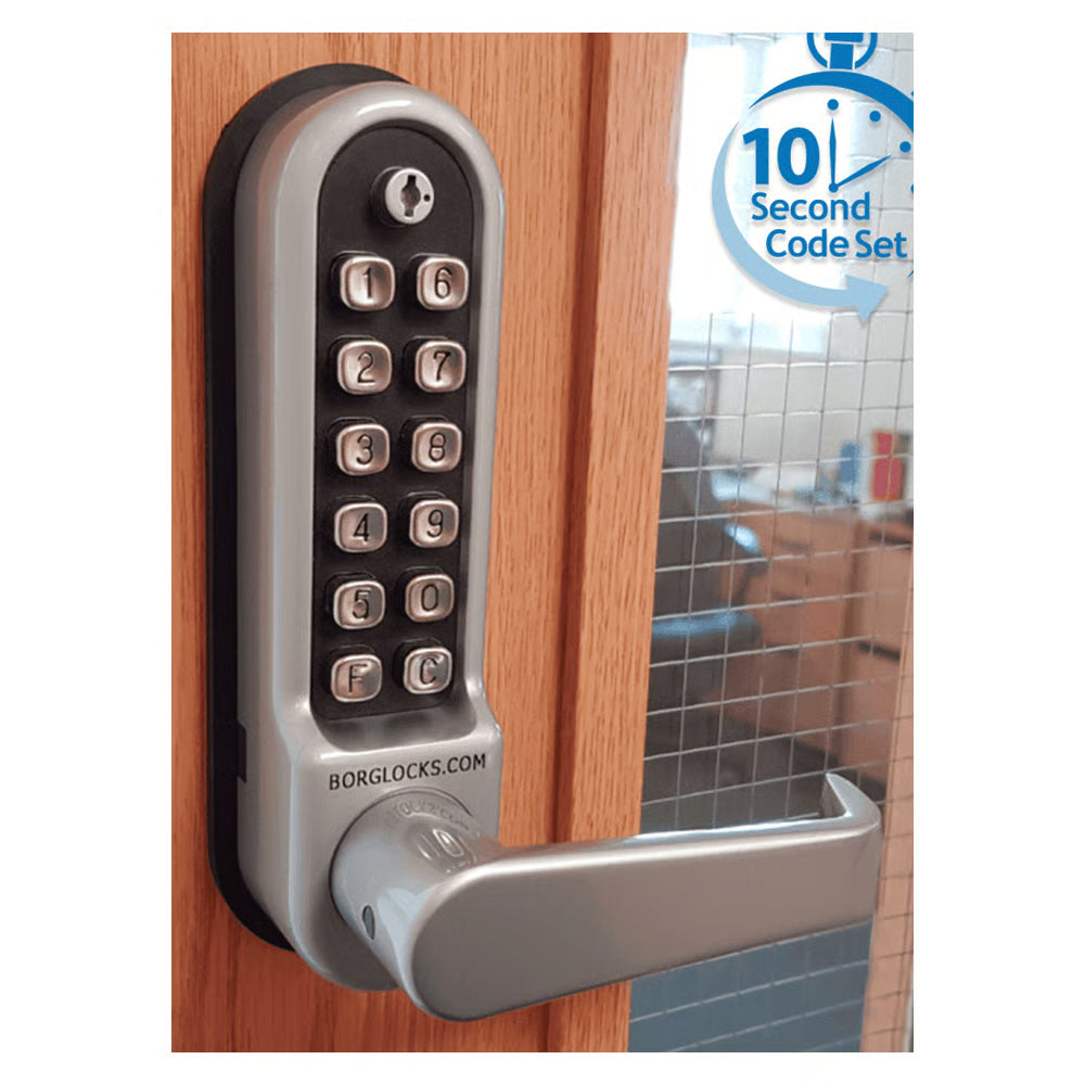 BL5451 ECP Tubular Latch Back To Back Digital Lock with Flat Lever Handle & Passage Mode