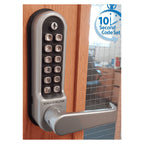 BL5451 ECP Tubular Latch Back To Back Digital Lock with Flat Lever Handle & Passage Mode