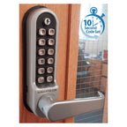 BL5453 ECP Easicode Pro Mortice Sashlock Back To Back Digital Lock with Flat Lever Handle & Passage Mode