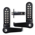 BL5771 ECP MG Easicode Pro Tubular Latch Back To Back Digital Lock with Flat Lever Handle, Passage Mode & Key Override Marine Grade