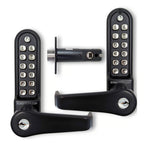 BL5771 ECP MG Easicode Pro Tubular Latch Back To Back Digital Lock with Flat Lever Handle, Passage Mode & Key Override Marine Grade