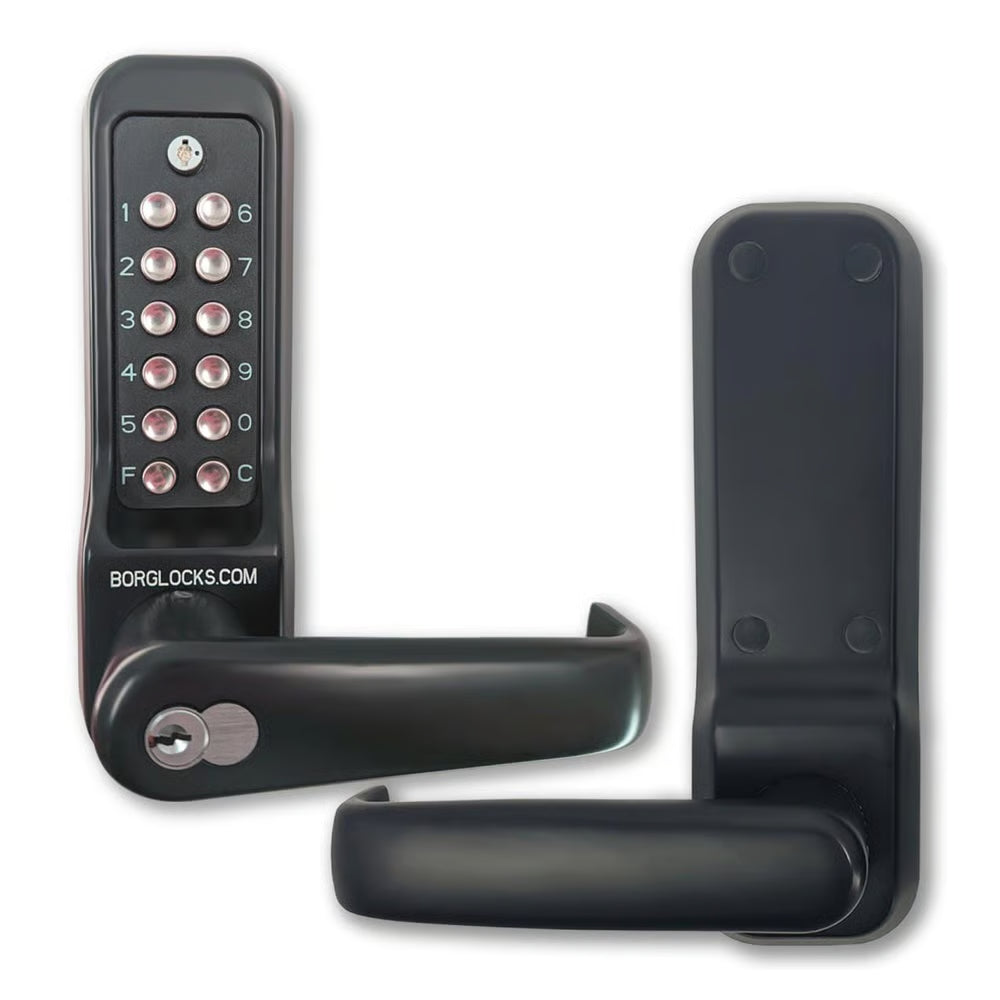 BL7700 ECP MG Easicode Pro Front & Back Plates Digital Lock with Lever Handle & Key Override Marine Grade