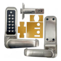 BL7701 ECP FT Easicode Pro Fire Tested Tubular Latch Digital Lock with Lever Handle & Key Override