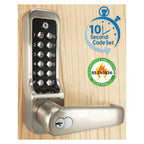 BL7701 ECP FT Easicode Pro Fire Tested Tubular Latch Digital Lock with Lever Handle & Key Override
