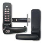 BL7701 ECP MG Easicode Pro Tubular Latch Digital Lock with Lever Handle & Key Override Marine Grade