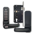 BL7703 ECP MG Easicode Pro Mortice Sashlock Digital Lock with Lever Handle & Key Override Marine Grade