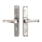 CL0470 Narrow Aluminium Door Digital Lock With Euro Cylinder