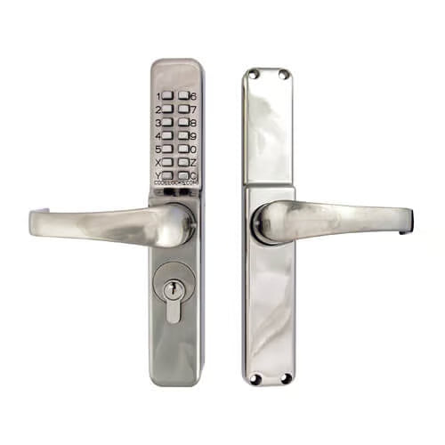 CL0470 Narrow Aluminium Door Digital Lock With Euro Cylinder
