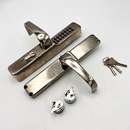 CL0470 Narrow Aluminium Door Digital Lock With Euro Cylinder