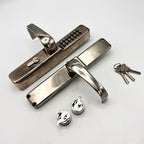 CL0470 Narrow Aluminium Door Digital Lock With Euro Cylinder