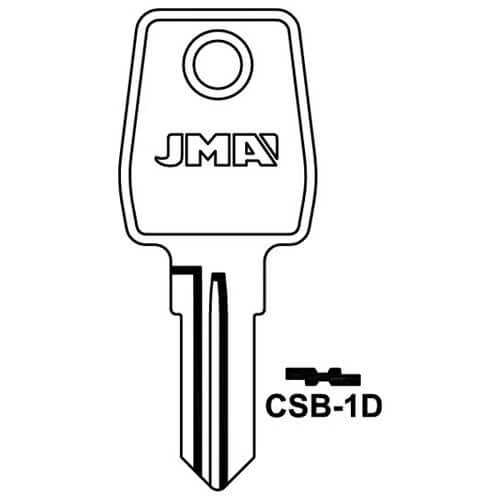 CSB-1D Cylinder Key Blank