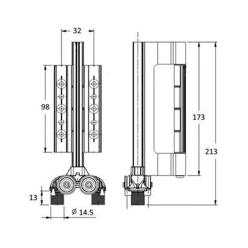 V1 Bi-Fold Bottom Roller