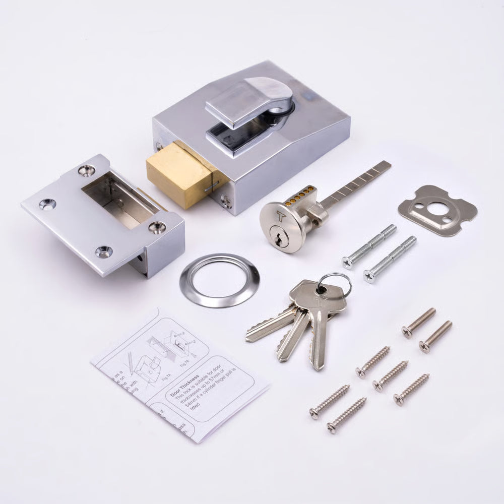 6 Pin Modern Deadbolt Rim Nightlatch