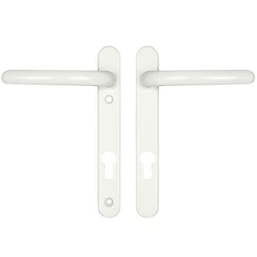 Windsor Lever Lever UPVC Multipoint Door Handles - 92mm PZ Sprung 122mm Screw Centres