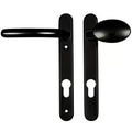 Windsor Lever Moveable Pad UPVC Multipoint Door Handles - 92mm PZ Sprung 122mm Screw Centres