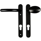Windsor Lever Moveable Pad UPVC Multipoint Door Handles - 92mm PZ Sprung 122mm Screw Centres