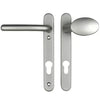 Windsor Lever Moveable Pad UPVC Multipoint Door Handles - 92mm PZ Sprung 122mm Screw Centres
