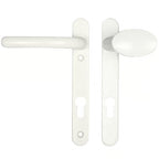 Windsor Lever Moveable Pad UPVC Multipoint Door Handles - 92mm PZ Sprung 122mm Screw Centres