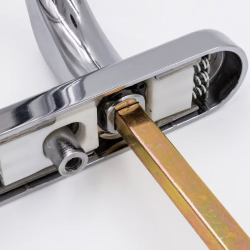 Windsor Blank Lever Lever UPVC Multipoint Door Handles - 92mm PZ Sprung 122mm Screw Centres
