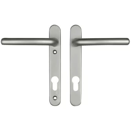 Windsor Blank Lever Lever UPVC Multipoint Door Handles - 92mm PZ Sprung 122mm Screw Centres